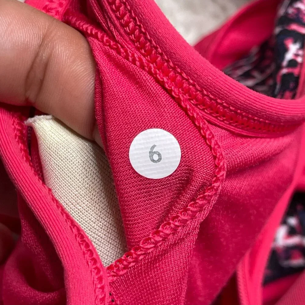 Lululemon Women's Mini Ripple Boom Juice Multi Minimalist Tank Top Size 6 - Picture 4 of 5